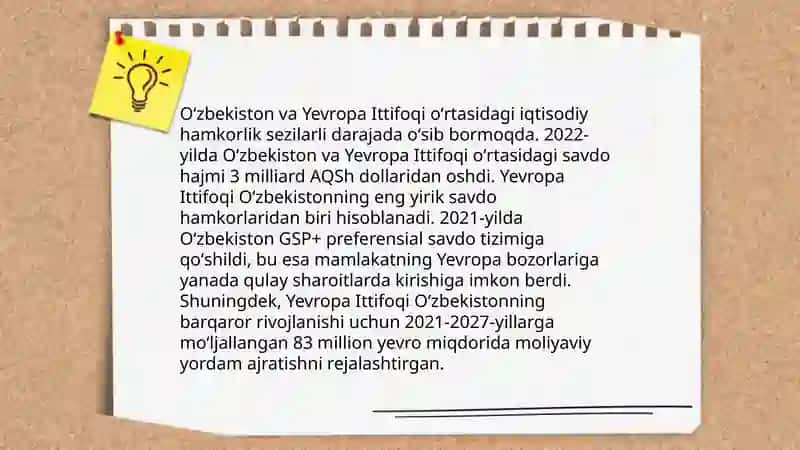 Oʻzbekistoning xalqaro tashkilotlar bilan hamkorlik aloqalari 4