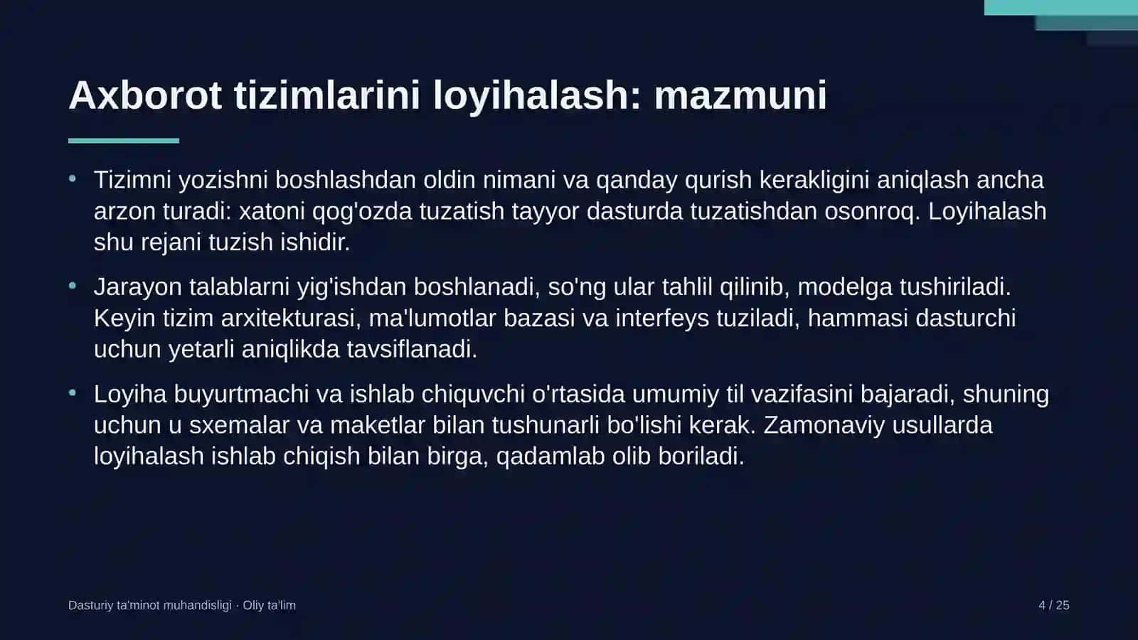polimer mahsulotlari ishlab chiqarishda axborot tizimlarini loyihalash 6552 4