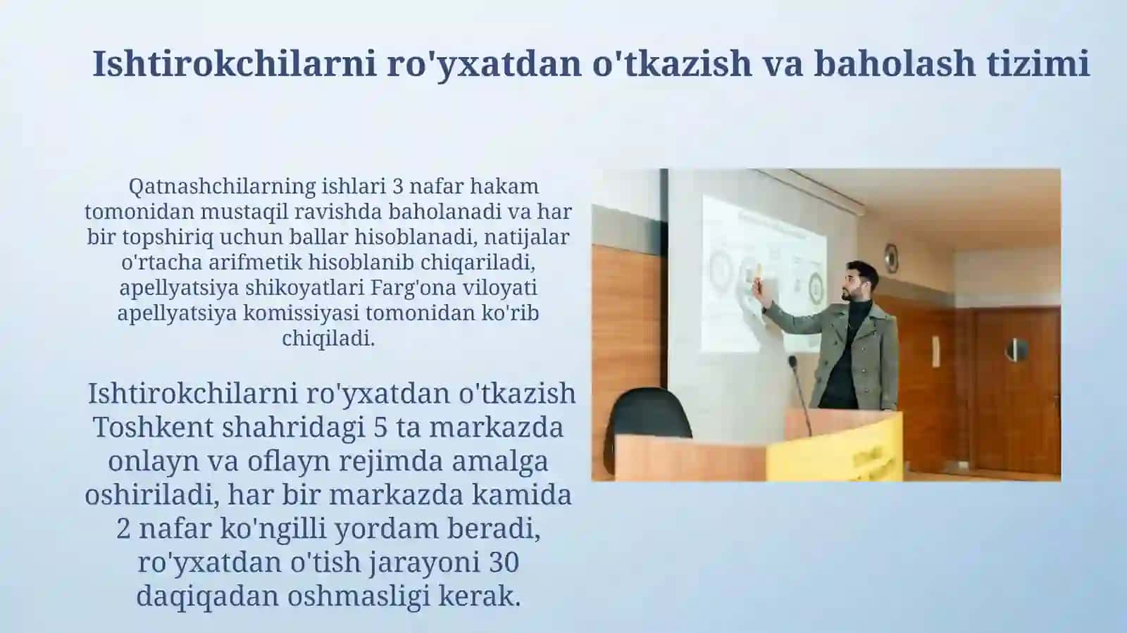 Matematika musobaqasini o'tkazish metodologiyasi 4