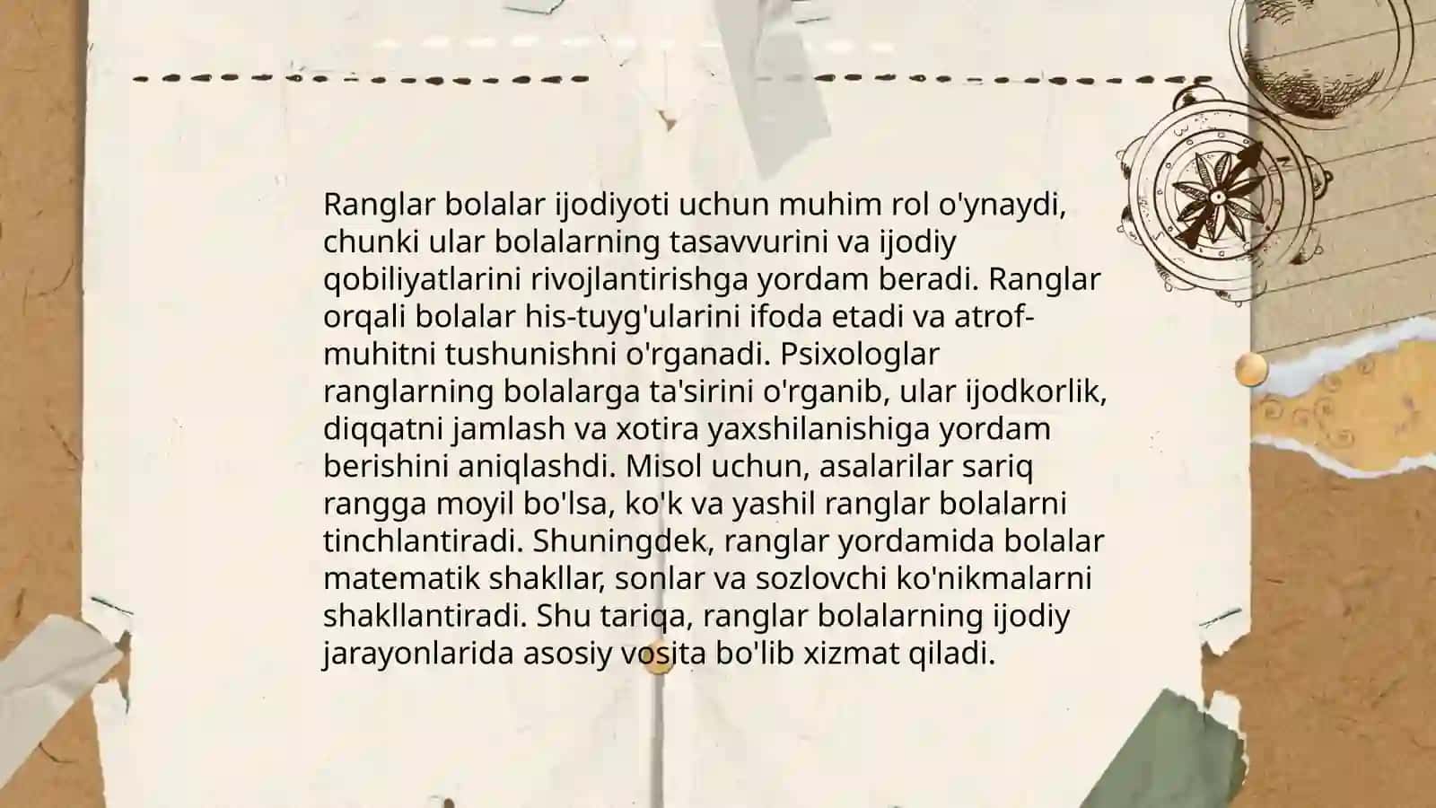 Bolalar tasviriy faoliyatiga yo'naltirilgan dars rejalari 4