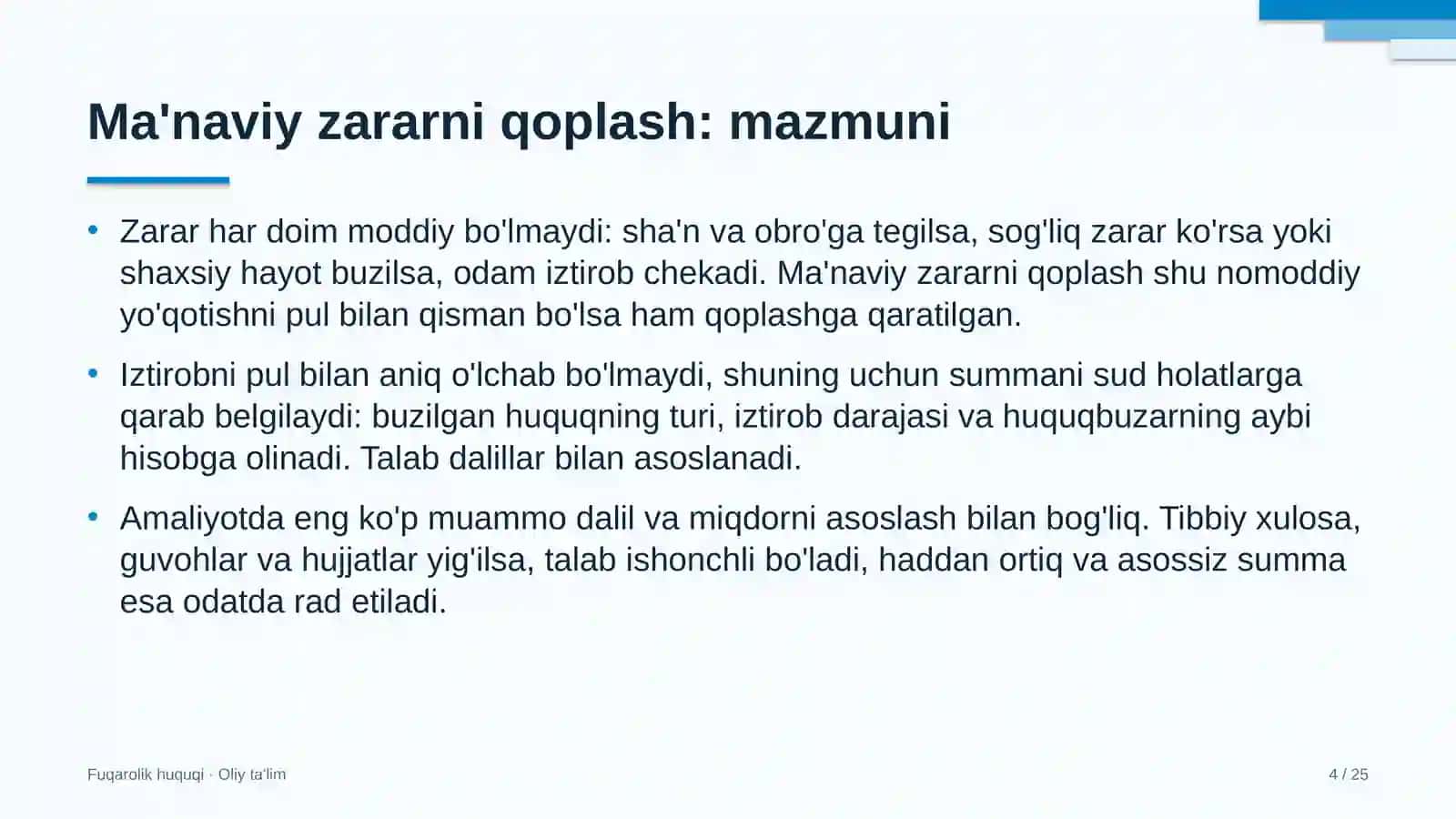marketpleyslarda ma'naviy zararni qoplash 3277 4