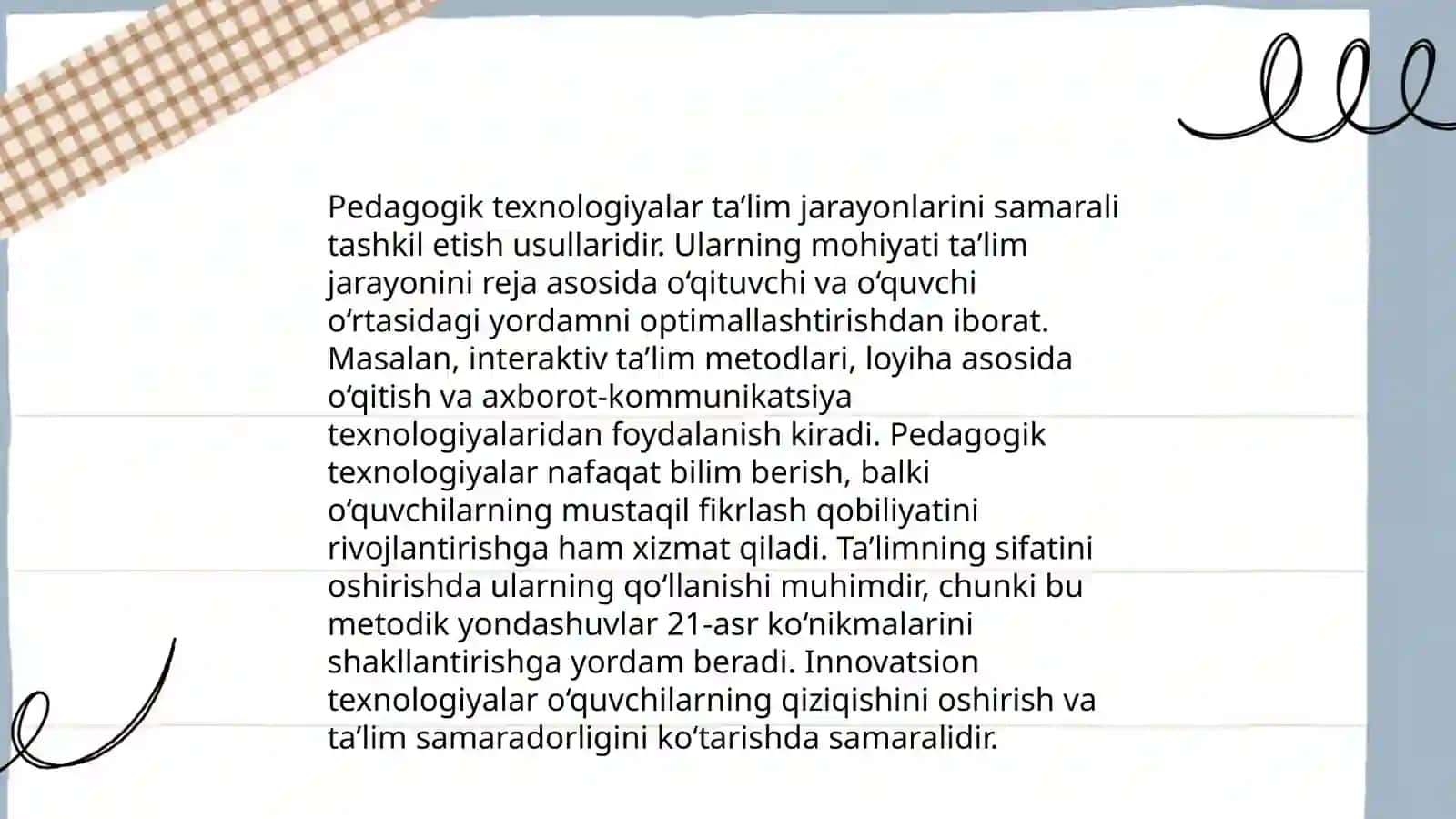 Tarbiya texnologiyalarining mohiyati va mazmuni 4