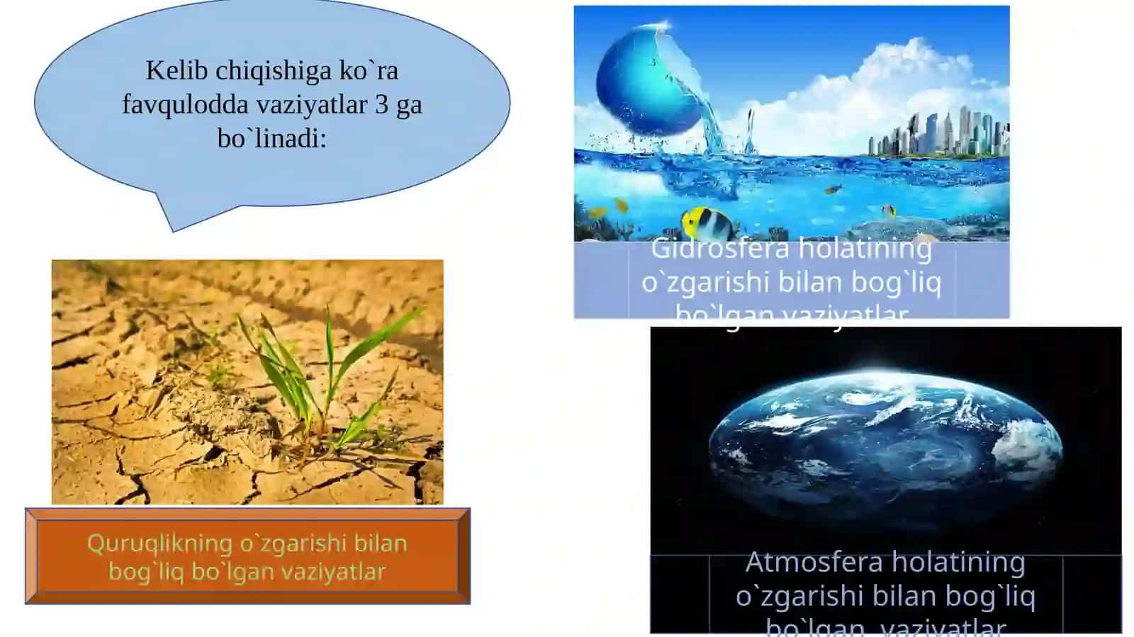 Ekologik tusdagi favqulotda vaziyatlar ularning tasnifi va tavsifi 4