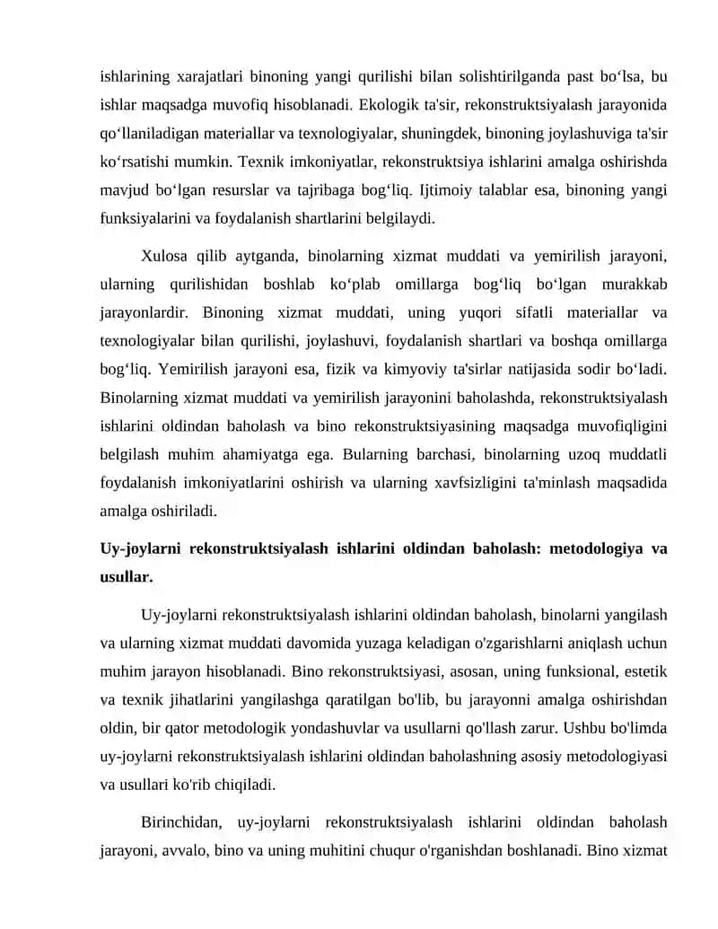 Binolarning xizmat muddati va yemirilish jarayoni 4
