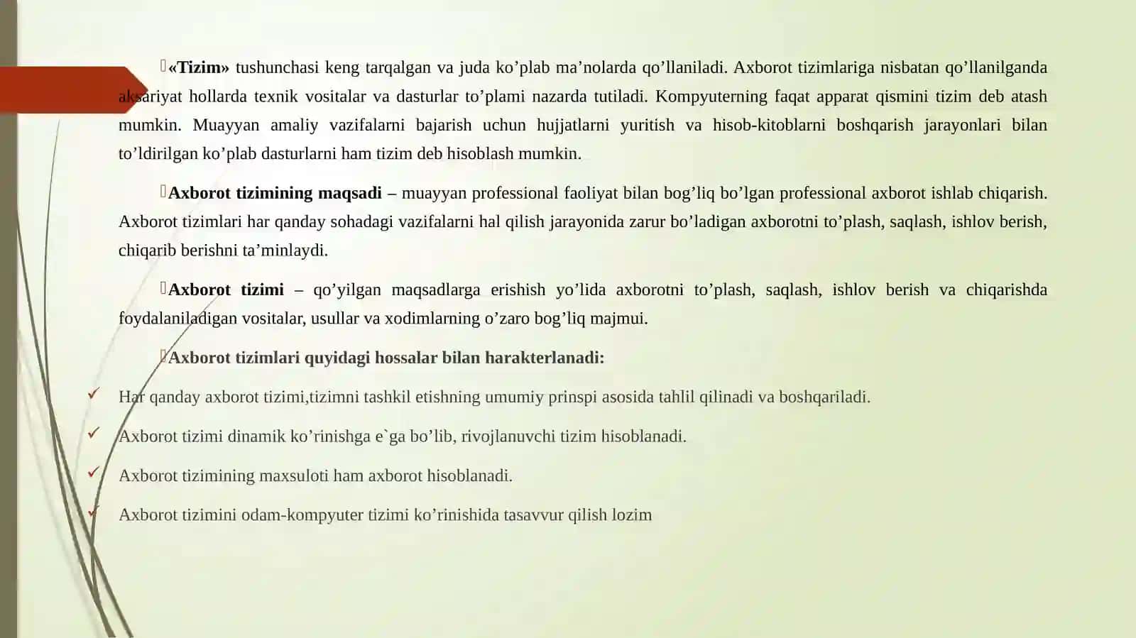 Axborot tizimi(AT) 4