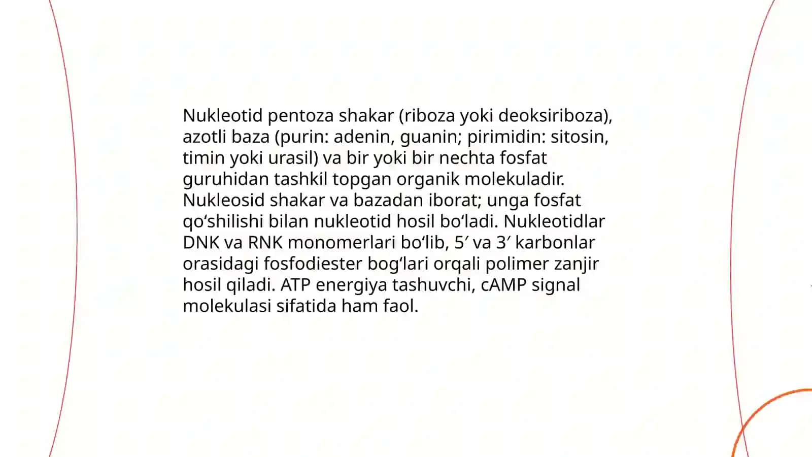 Nukleozidlar.Nukleotidlar 4