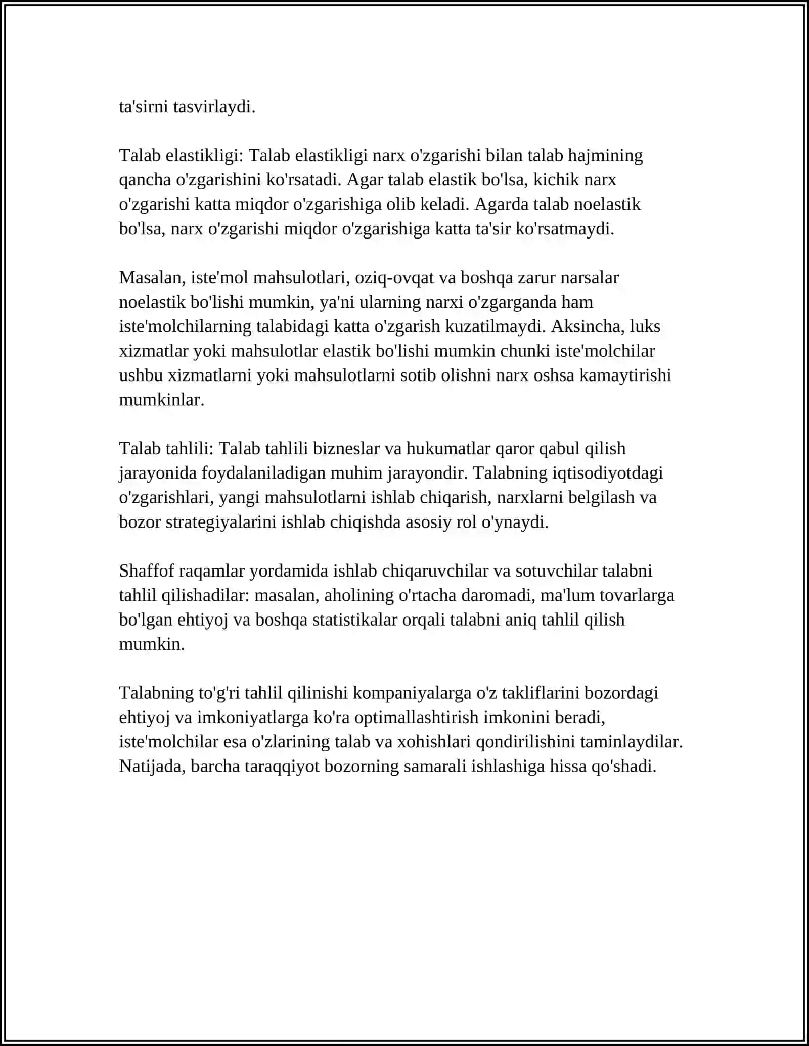 TALAB VA TAKLIF 4