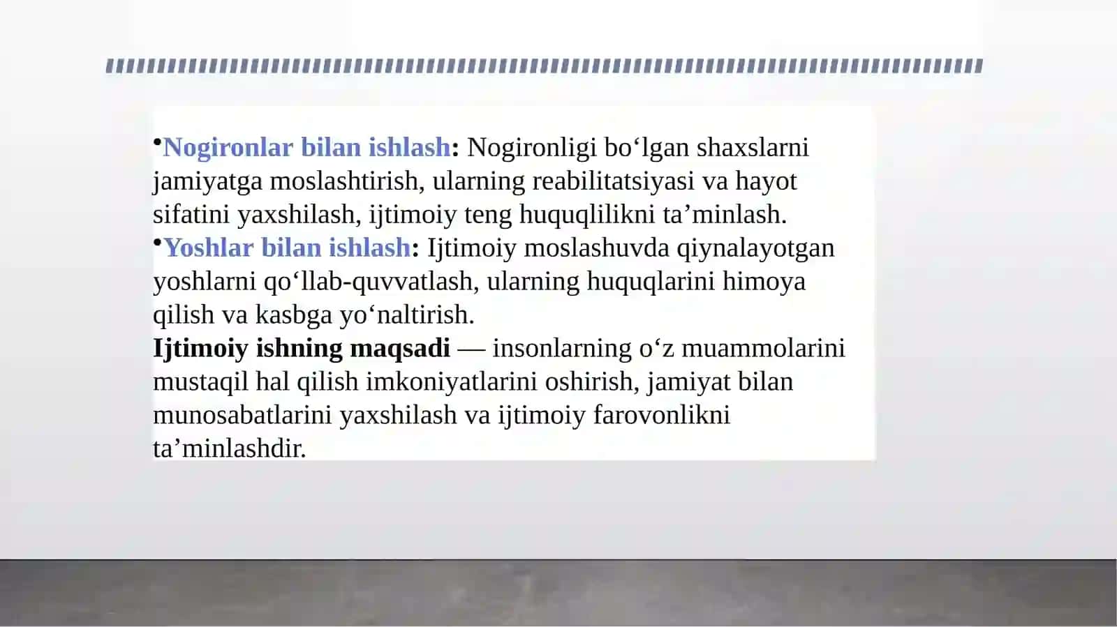 Turlisohalardagi ijtimoiyishning xususiyati 4