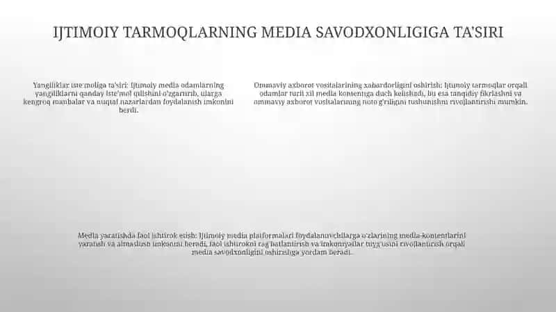 Axborotlashgan Jamiyatda Media Savodxonlikni Rivojlantirish 4