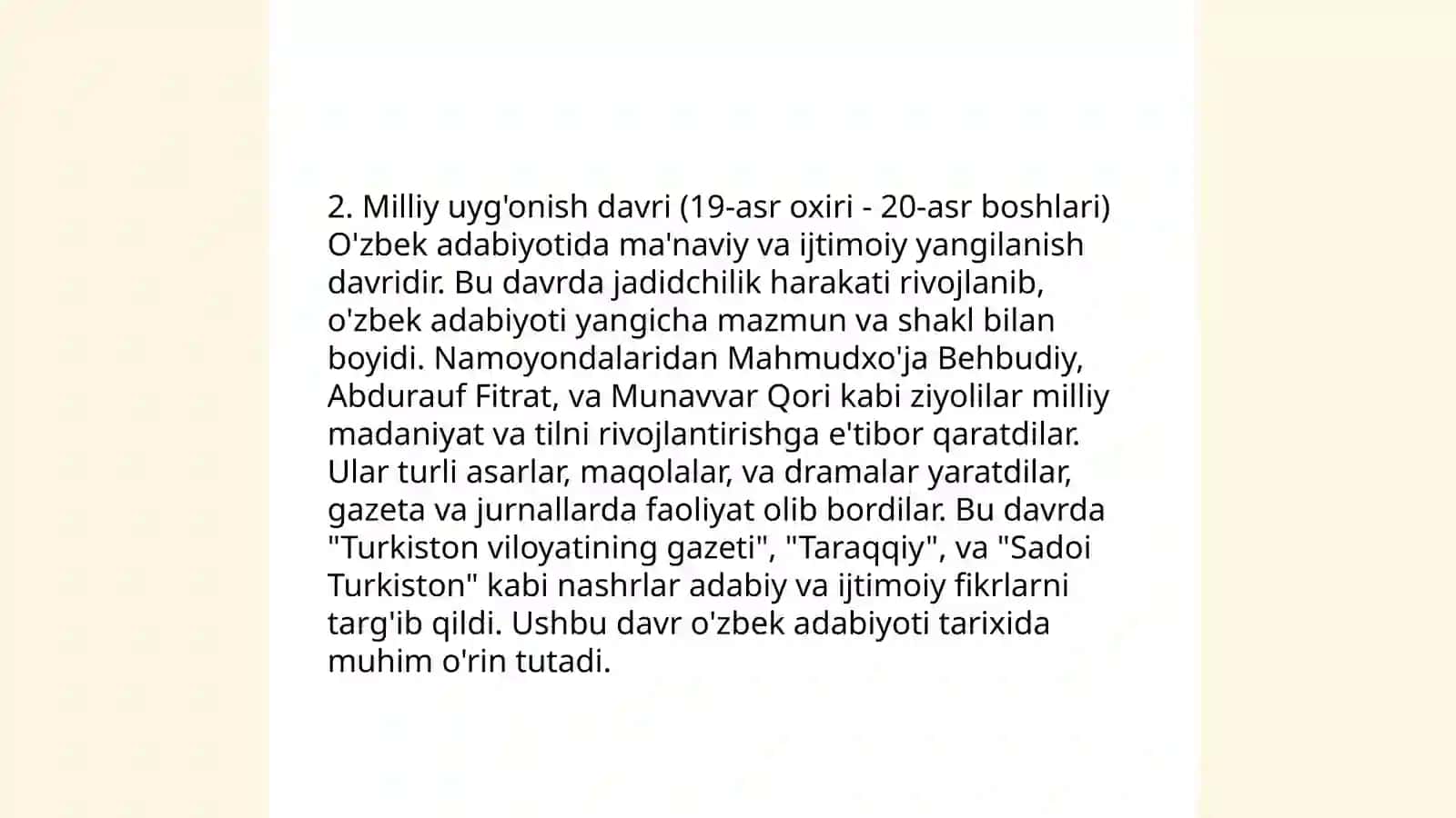 O'zbek bolalar adabiyoting vujudga kelishi va taraqqiyot xususiyatlari 4