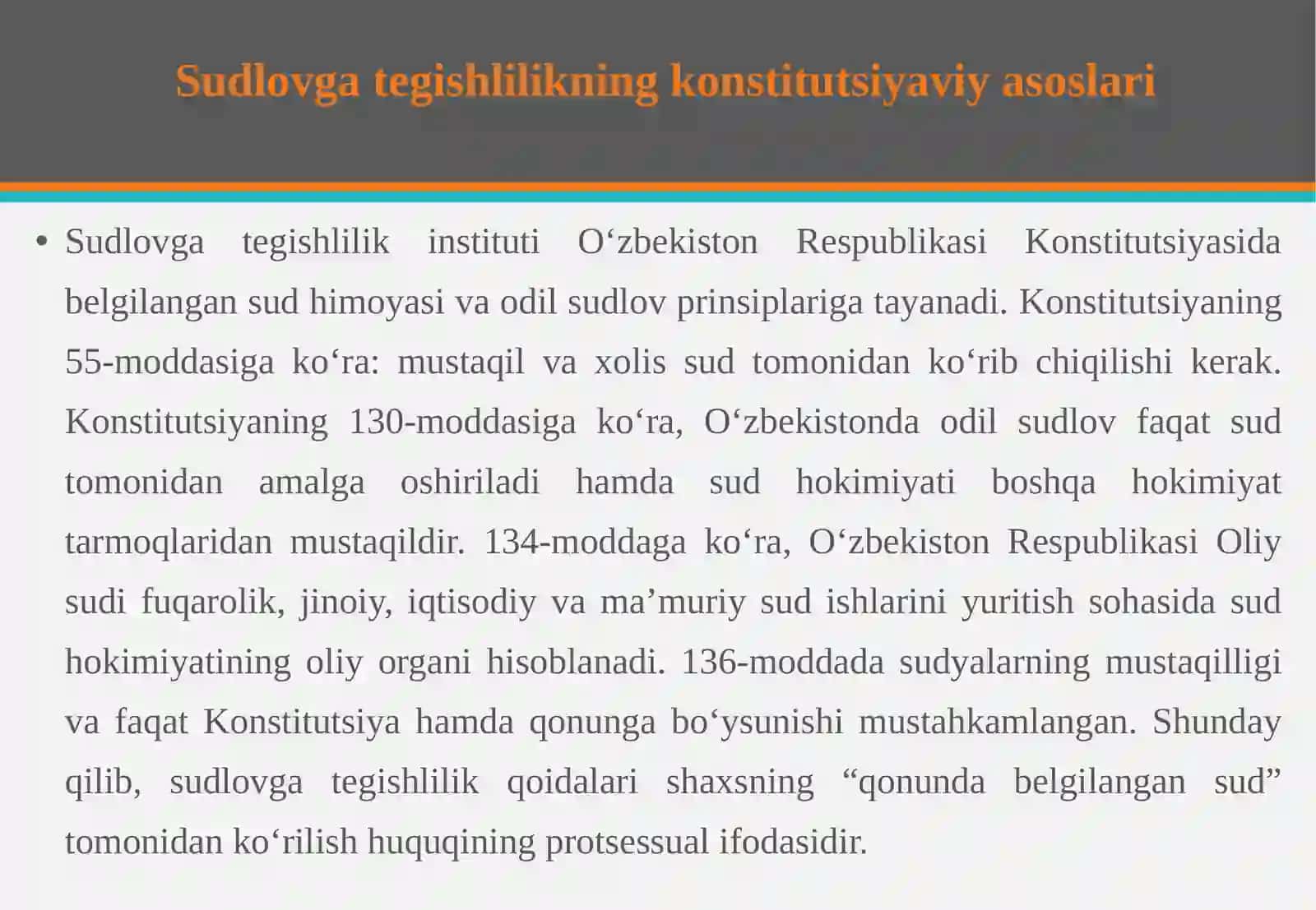 Fuqarolik ishlarining sudlovi gategishliligi va uning turlari 4