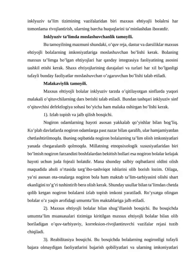 KO'RISHDA NUQSONI BO'LGAN BOLALAR TA'LIM TARBIYASI 4