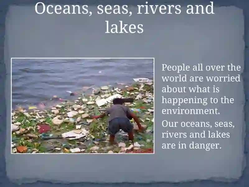 The problem of water pollution 4
