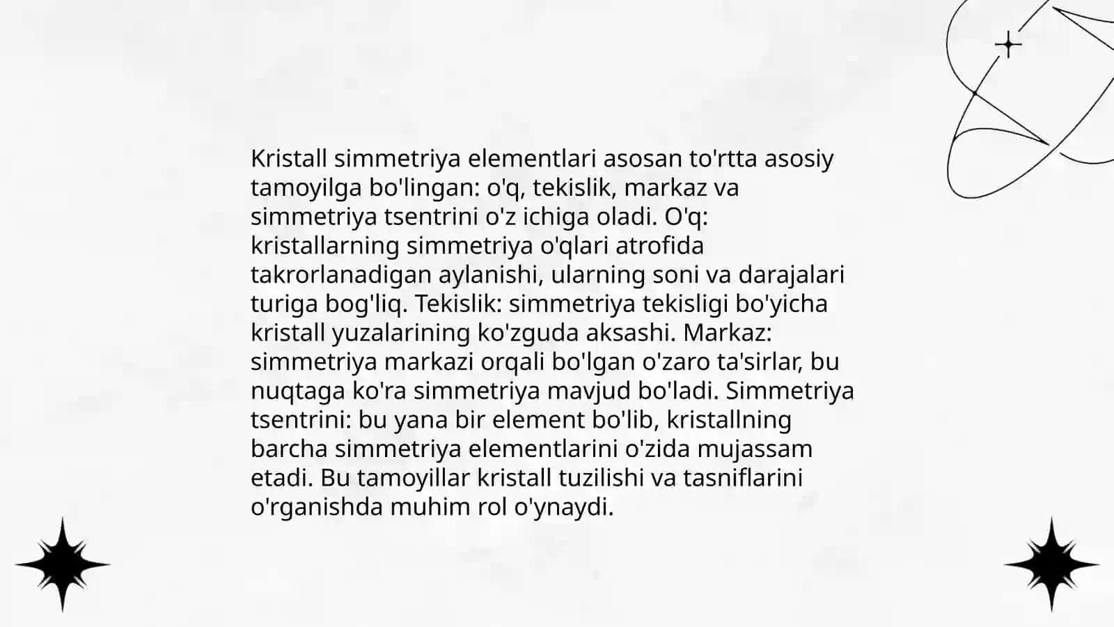 Kristallografik belgilashlar haqida ma'lumot 4