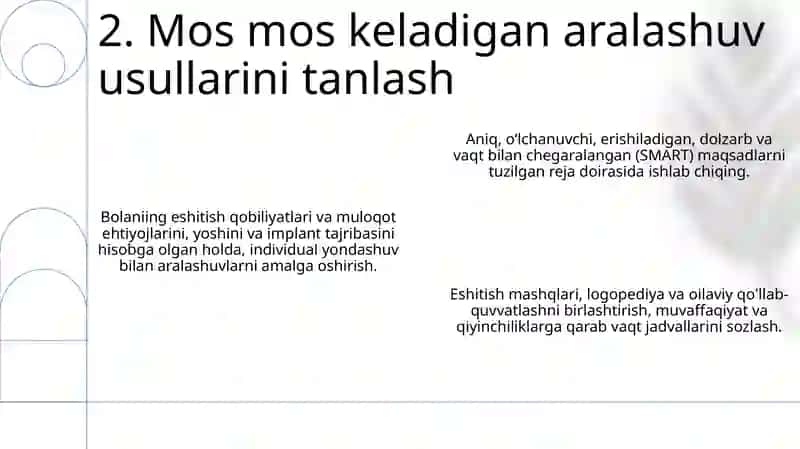 Koxlear implantli bolalar uchun korreksion ishlari 4