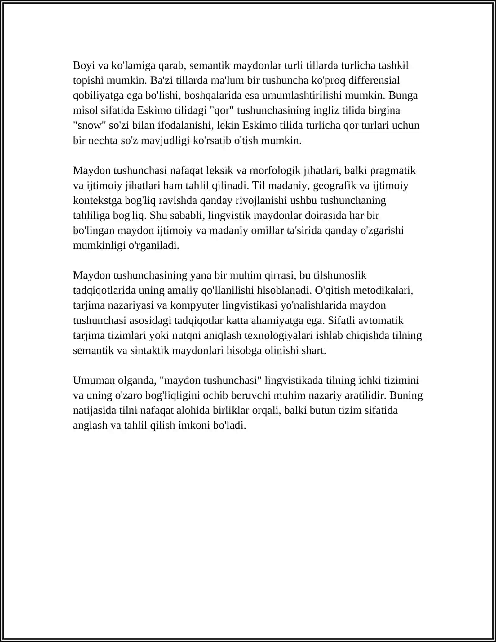 LINGVISTIKADA MAYDON VA PARADIGMA 4