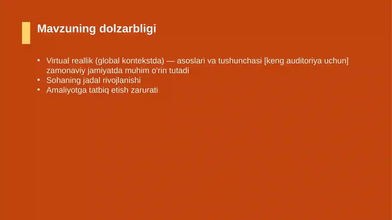 Virtual reallik (global kontekstda) — asoslari va tushunchasi [keng auditoriya uchun] 4