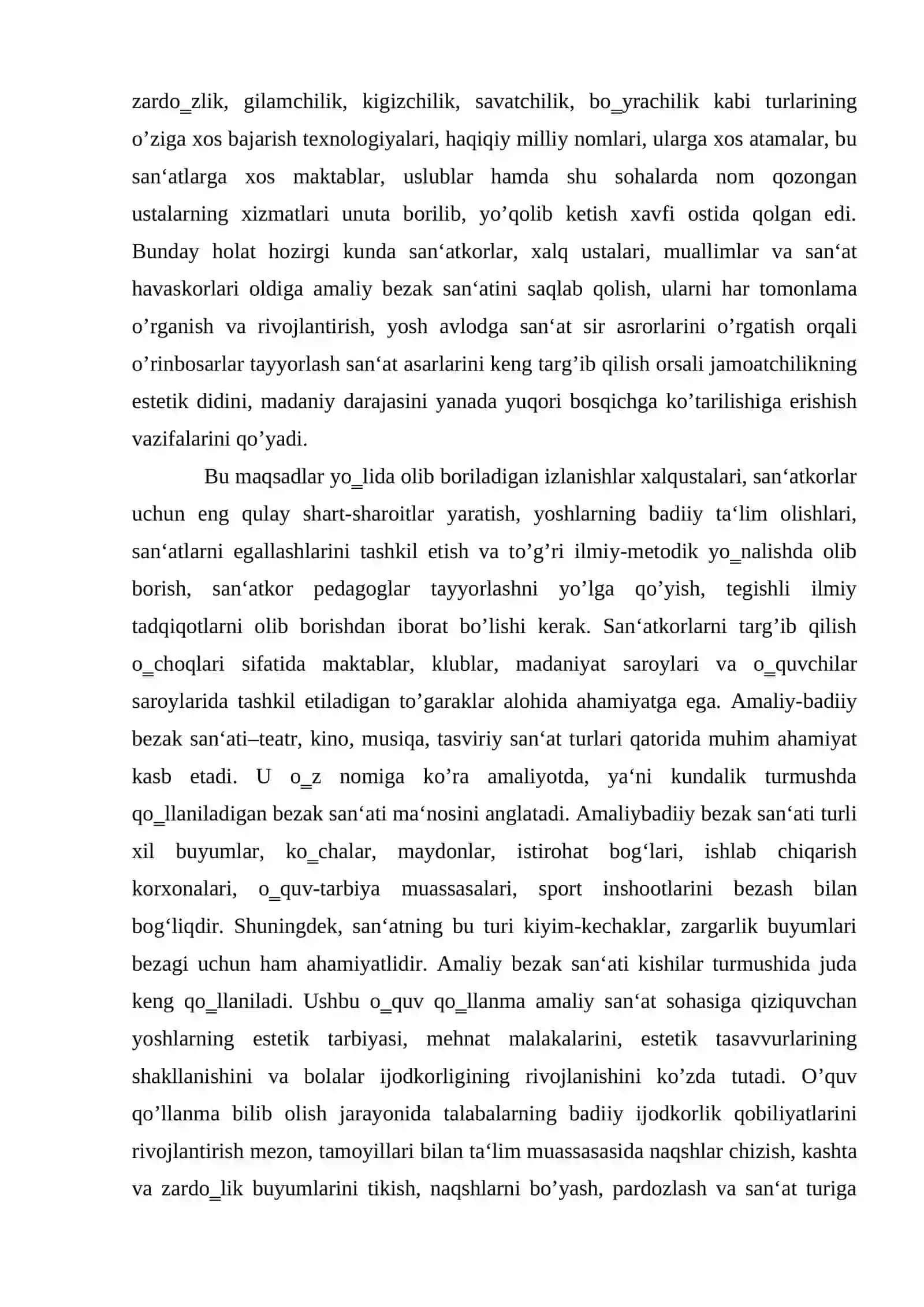 AMALIY SAN'AT MASHG'ULOTLARINI O'TKAZISH METODLARI 4