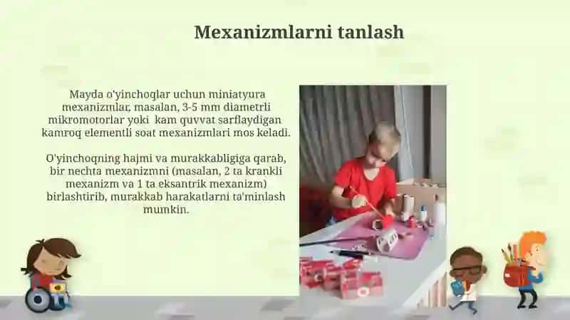 Harakatlanuvchi O'yinchoqlarni Yaratishga Kirish 4