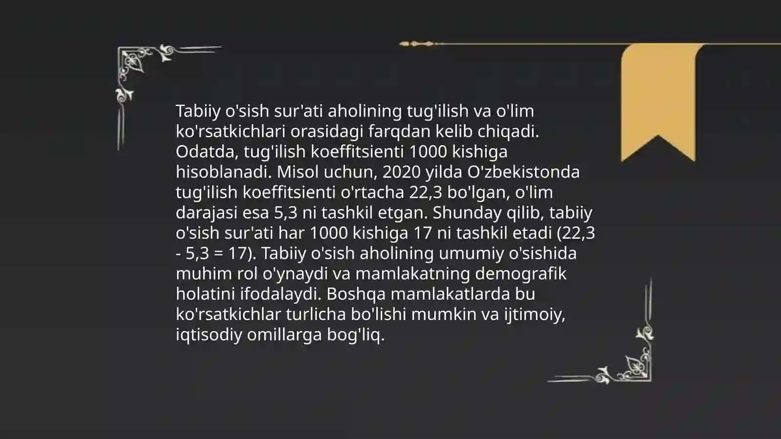 Populyatsiya bo‘yicha masalalar tuzish va yechish 4