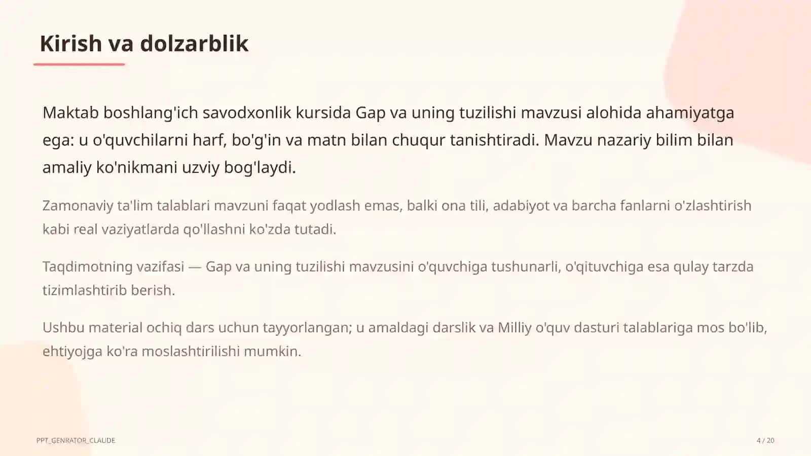 Gap va uning tuzilishi (1-sinf) 4