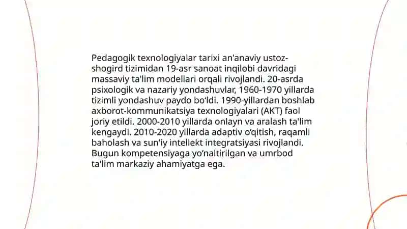 Pedagogik texnologiyalar 4