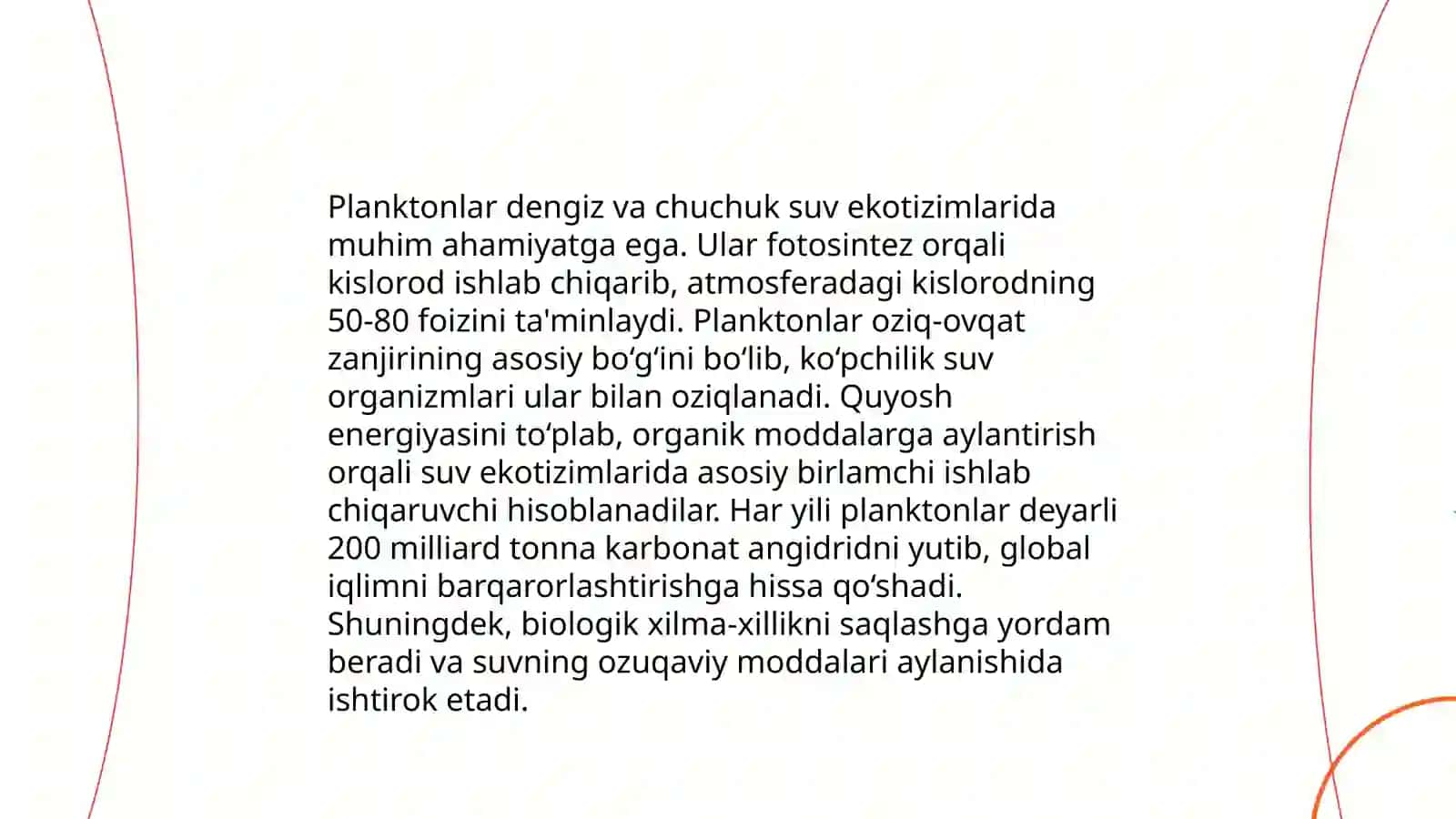 Plankton, nekton, bentos kabi tushunchalar va ularga misollar 4