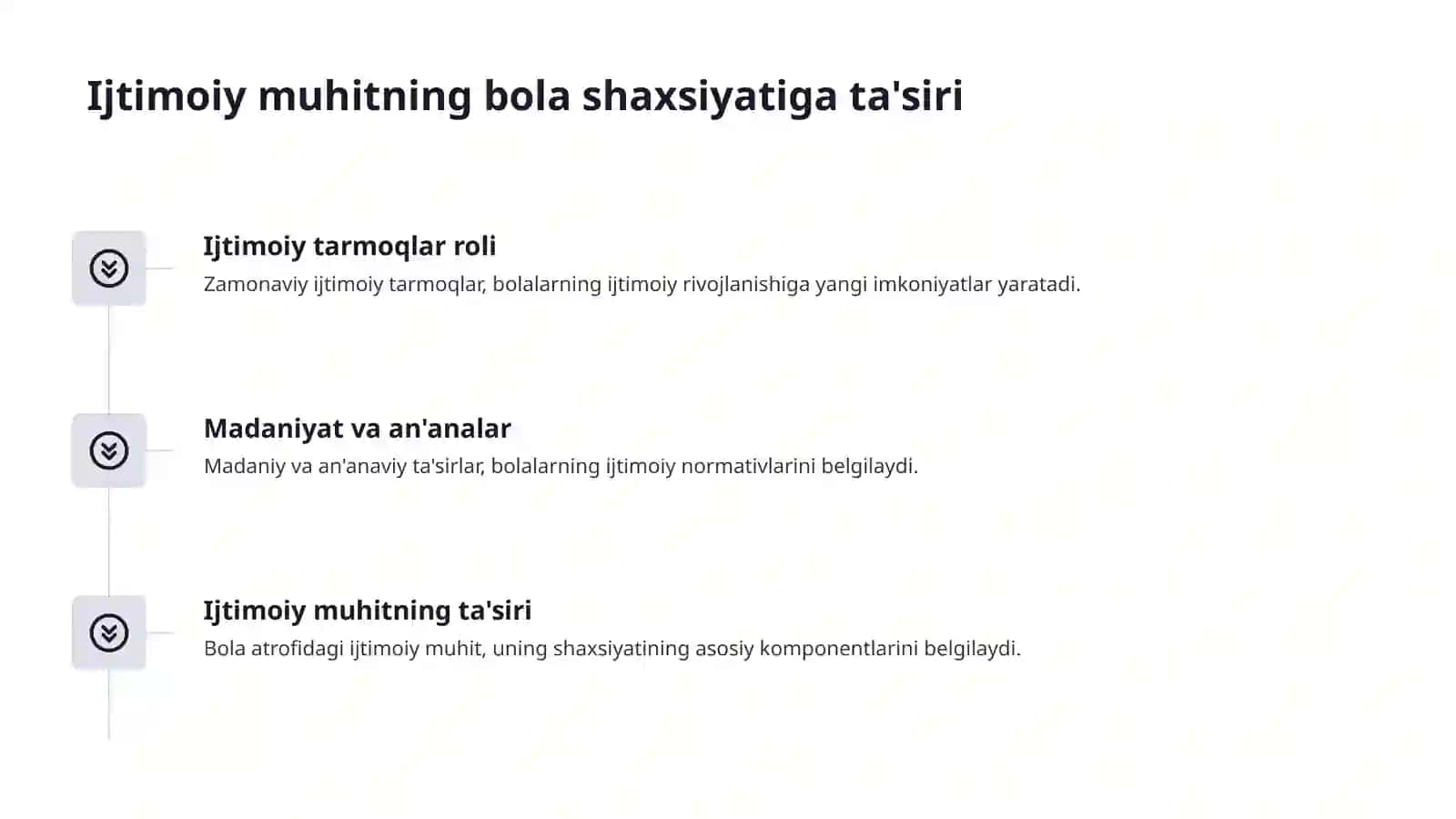 Bola ijtimoiy jivojlanishda muhitning ta'siri 4