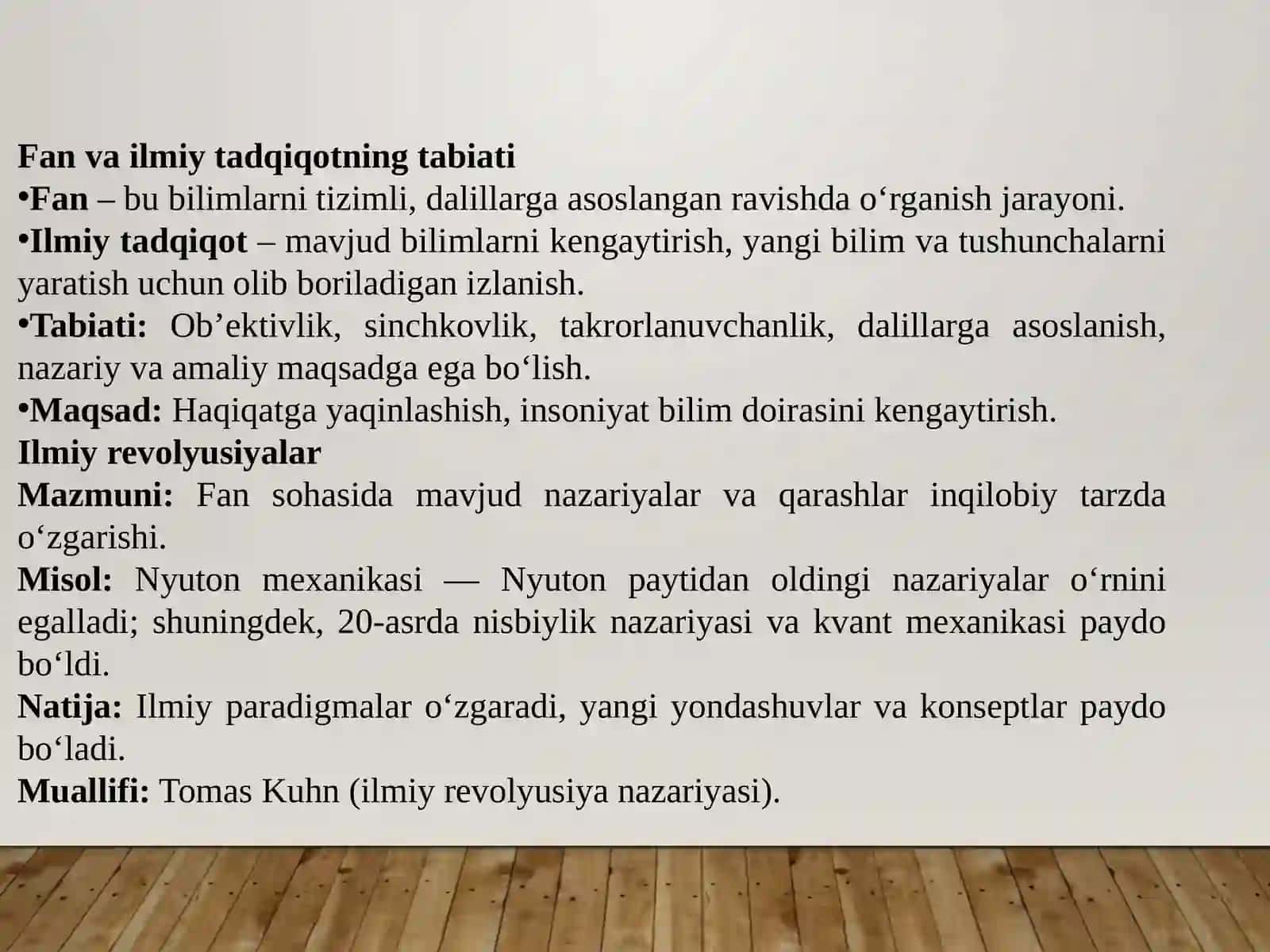FAN VA ILMIY TADQIQOT 4