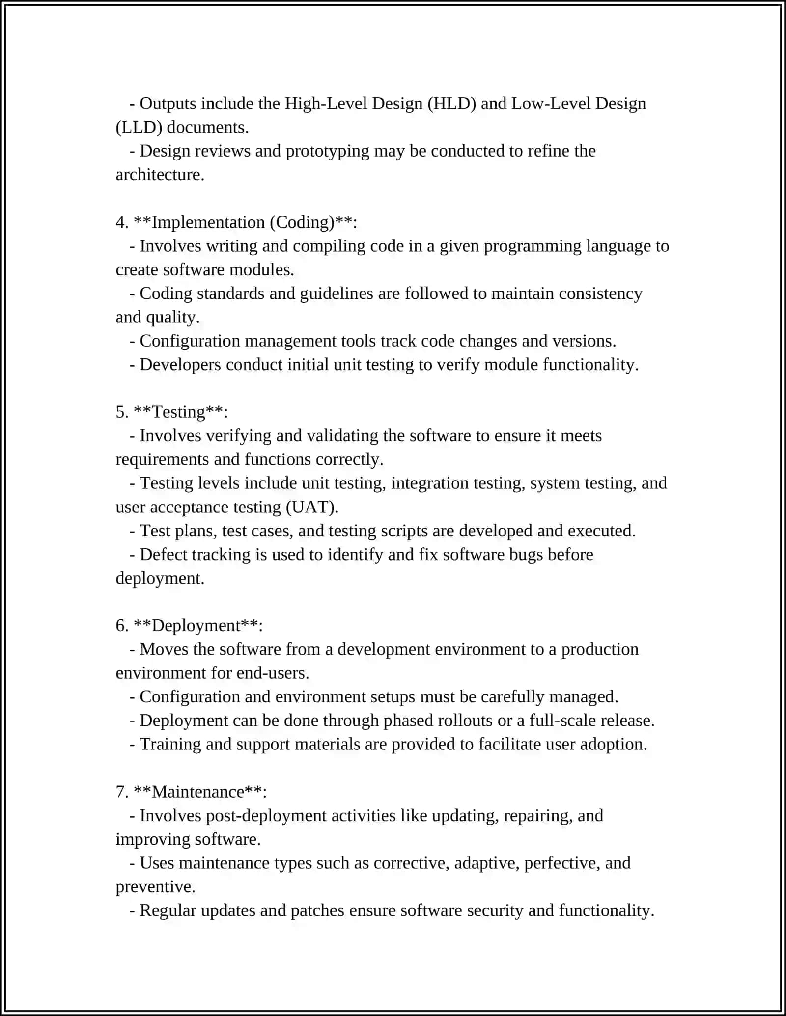 Software Development Life Cycle (SDLC) 4