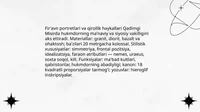 Qadimgi Misirda haykaltaroshlik 4