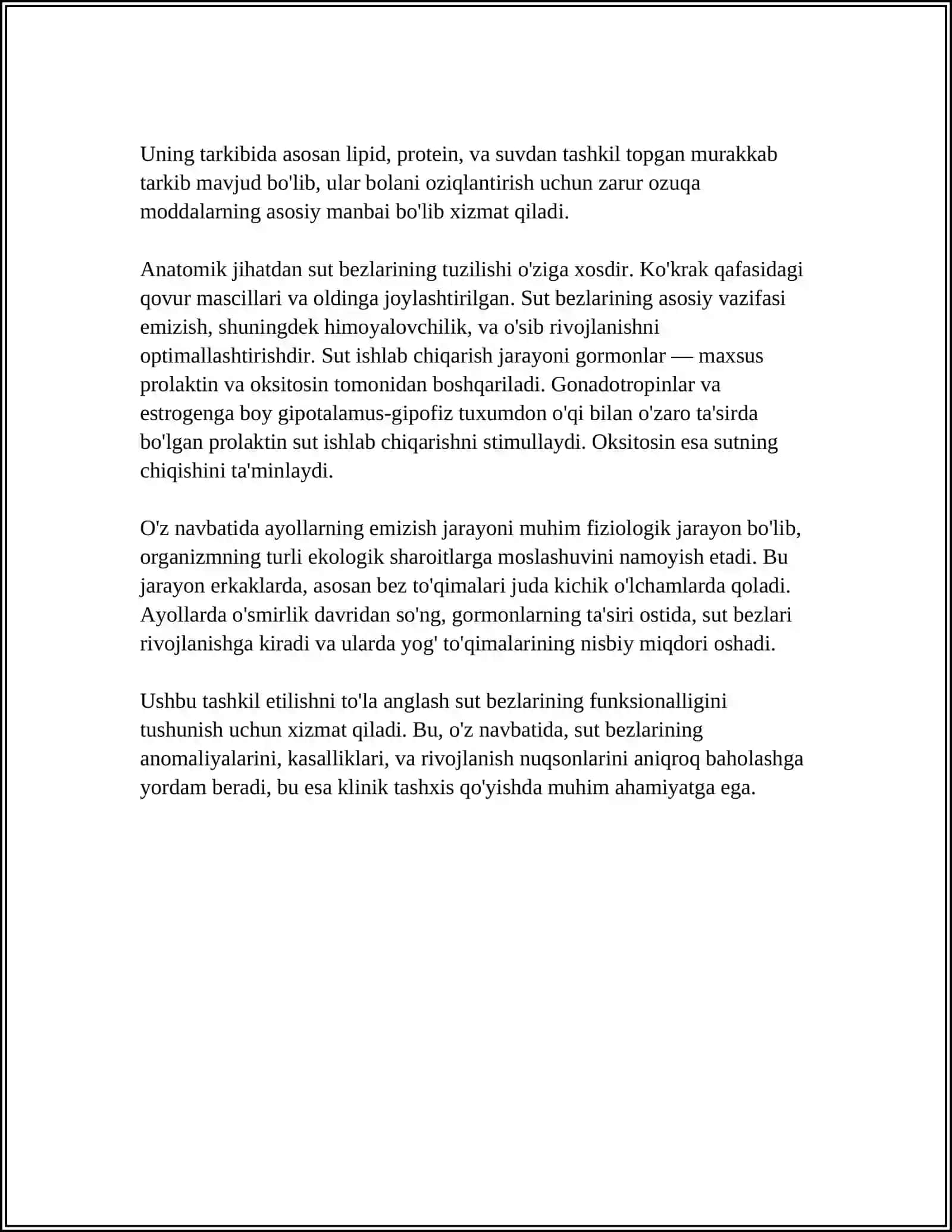 GISTALOʻGIYADAN SUT BEZLARINI YOSHIGA QARAB OʻZGARISHI 4