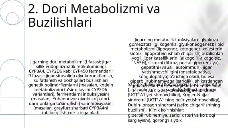 Jigar disfunksiyasi 4