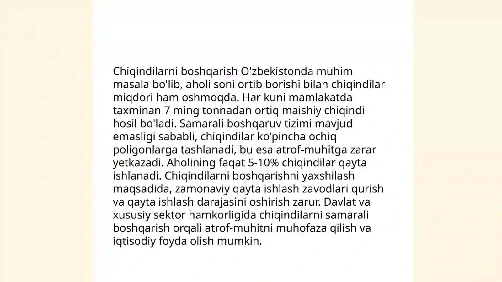 Sanoatdagi ekologik jarayonlar va ularning atrof muhitga ta'siri 4