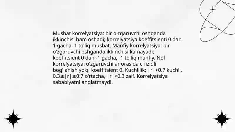 Korrelyatsion Tahlil 4