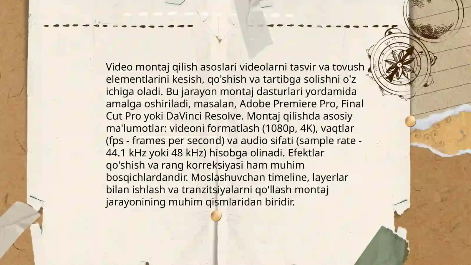 Multimediali ôquv kurslari yaratish 4
