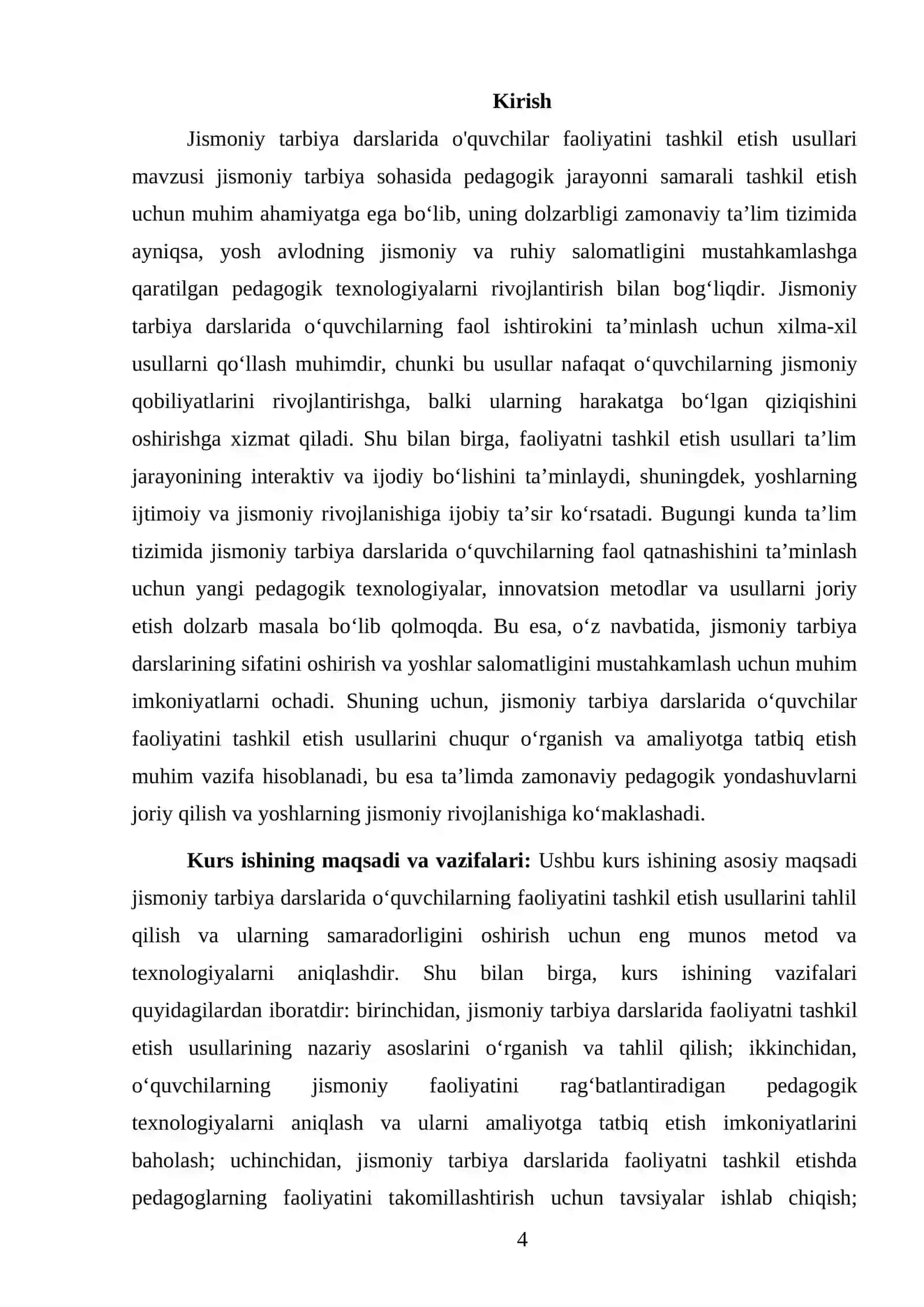Jismoniy tarbiya darslarida o'quvchilar faoliyatini tashkil etish usullari 4