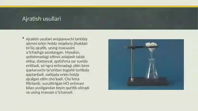 Gravimetrik analiz 4