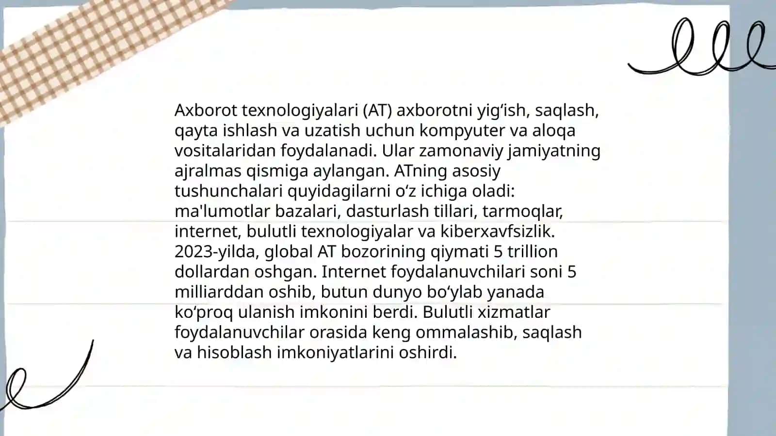 Axborot texnologiyalari va turlari 4