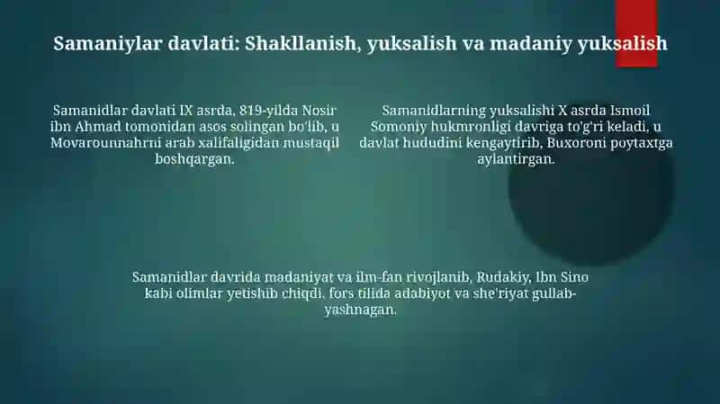 Tarix Somoniylar va Rim imperiyasi 4