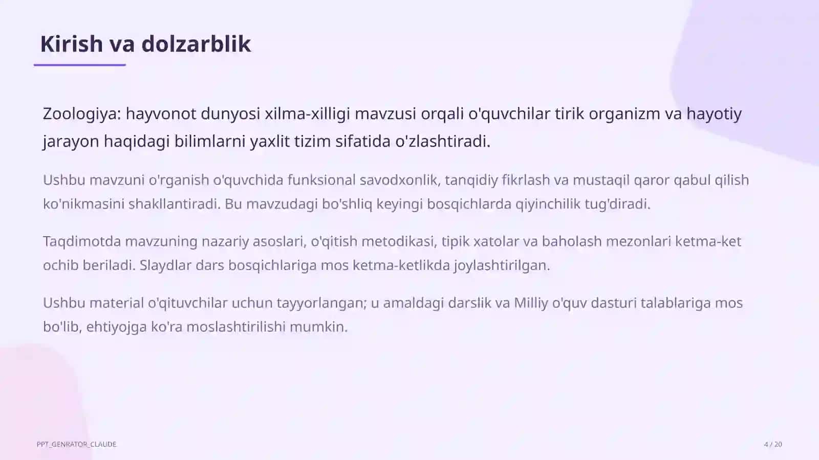 Zoologiya: hayvonot dunyosi xilma-xilligi (7-sinf) 4