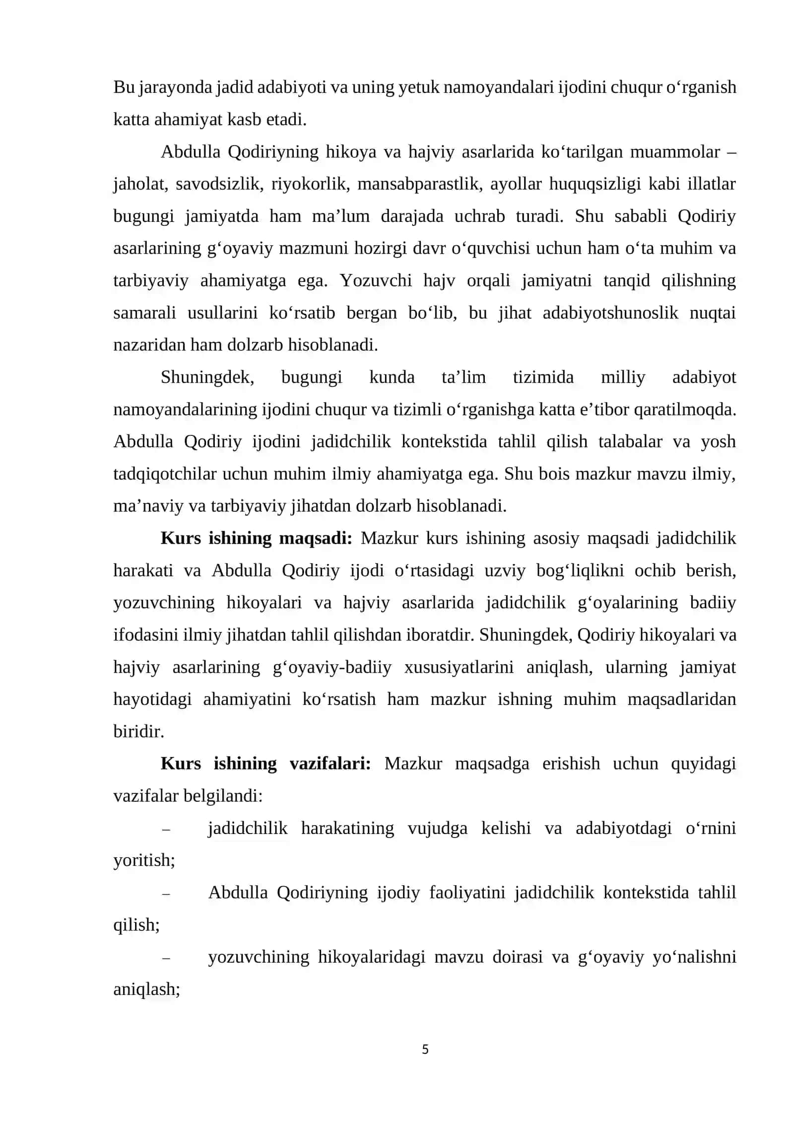 JADIDCHILIK VA ABDULLA QODIRIY HIKOYALARI. HAJVIY ASARLARI 4