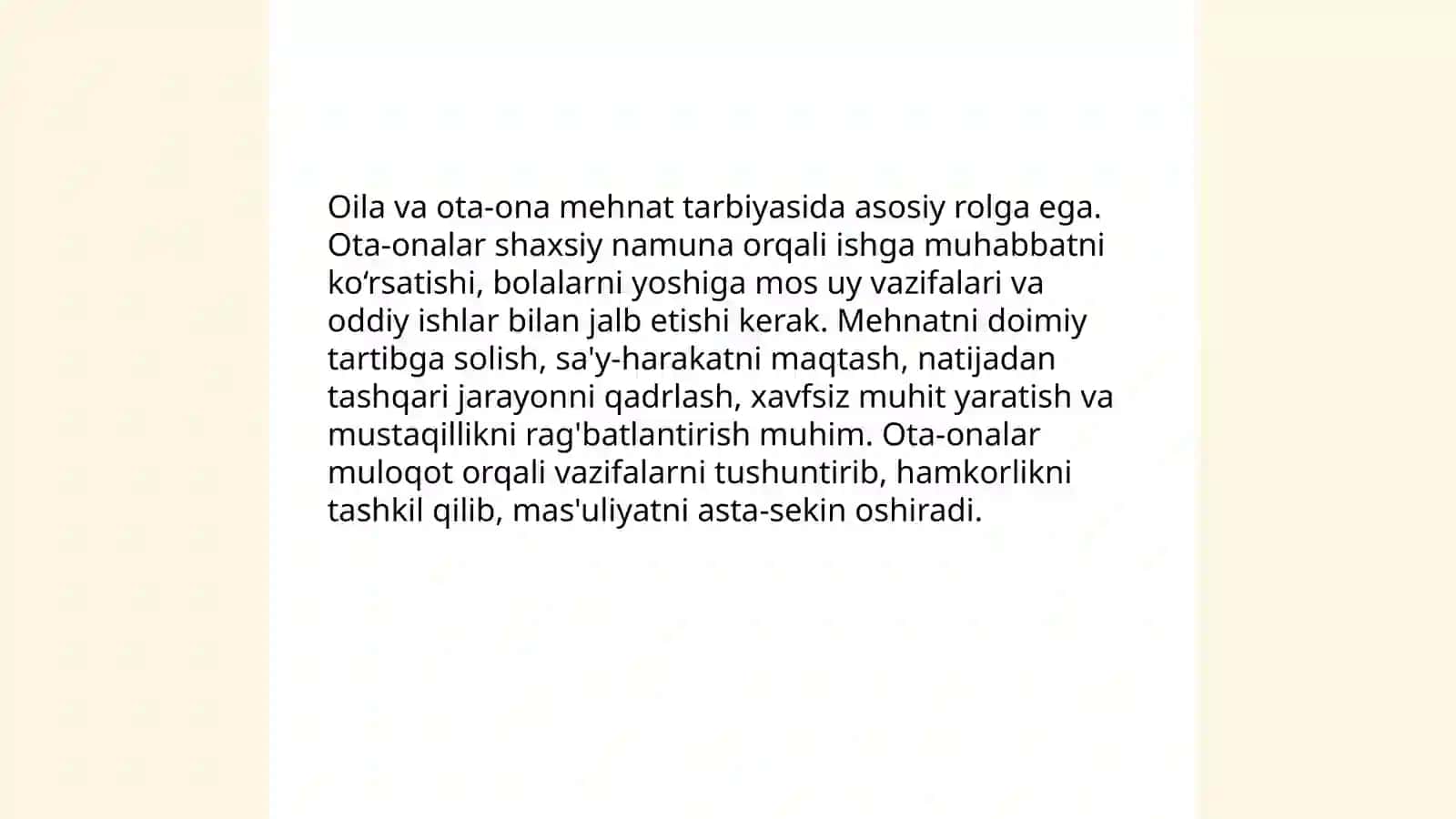 Mehnatga muhabbatni singdirishning pedagogik asoslari 4