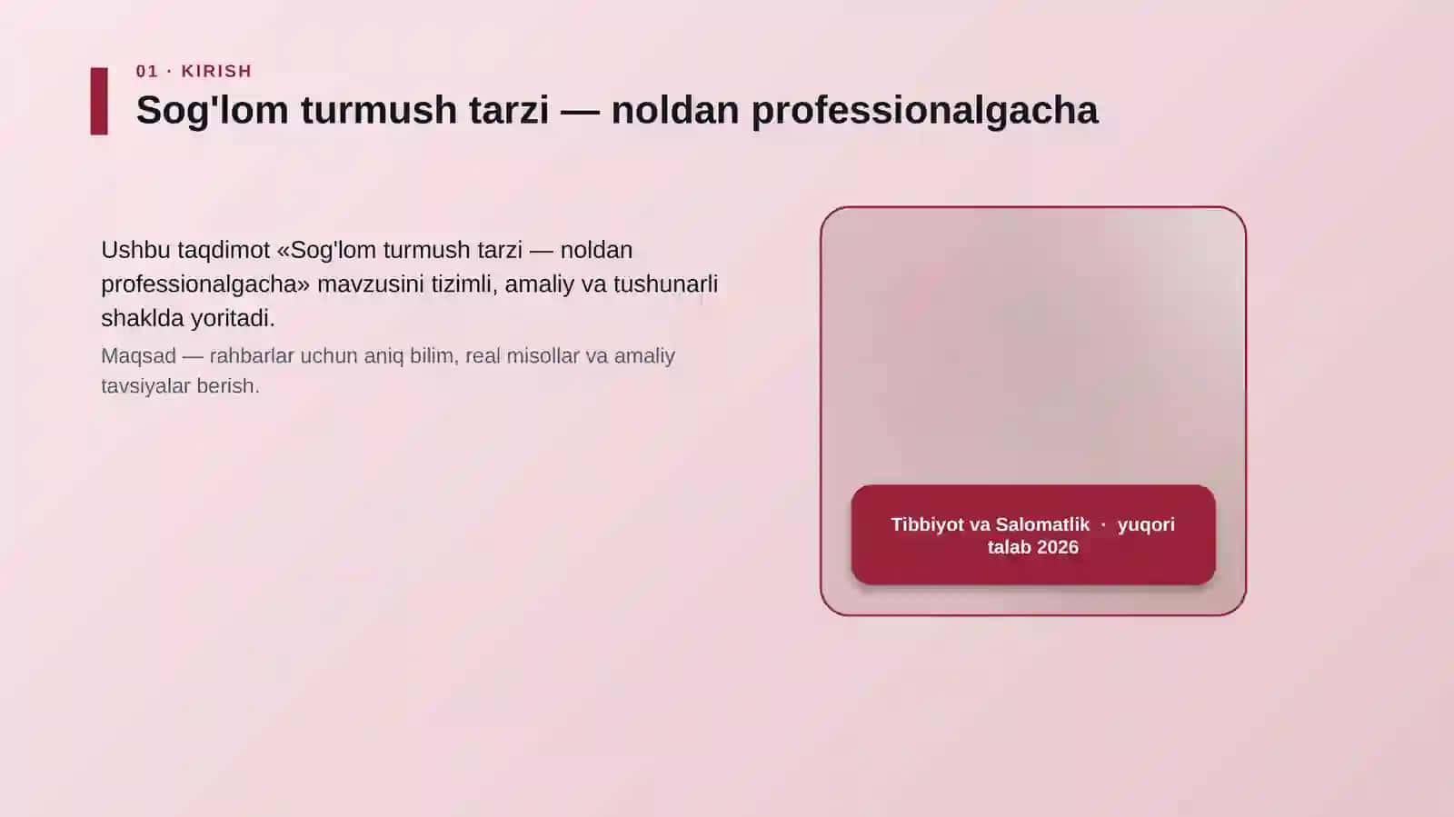 Sog'lom turmush tarzi — noldan professionalgacha 4