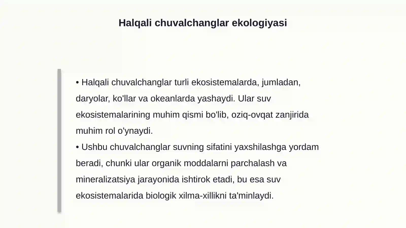 Halqali chuvalchanglar tipi 4