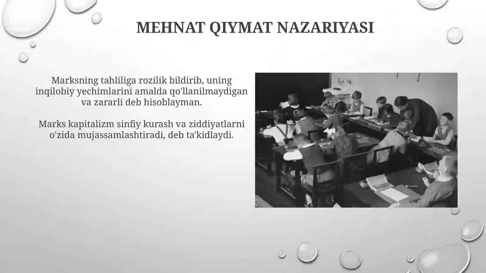 K.Marksning Kapital asarining asosiy g‘oyasini bayon qiling va o‘z munosabatingiz 4