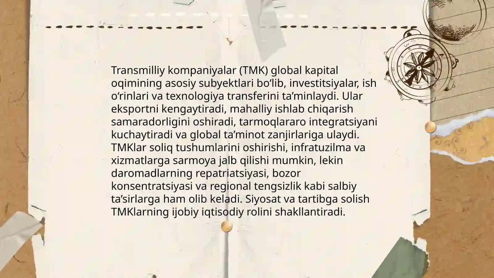 Xalqaro kapital migratsiyasi va Transmilliy kompaniyalar 4