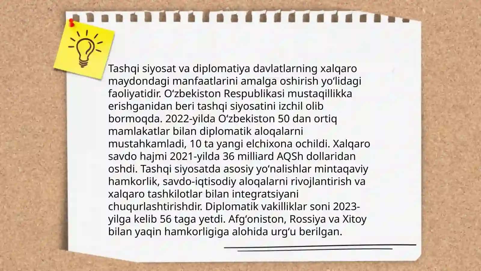 Xalqaro tadqiqotlar bo’yicha o’quv 4