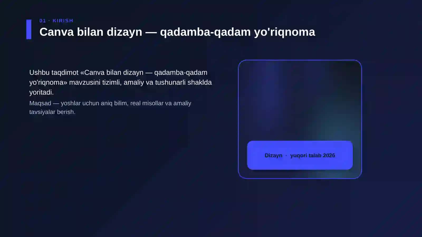 Canva bilan dizayn — qadamba-qadam yo'riqnoma 4
