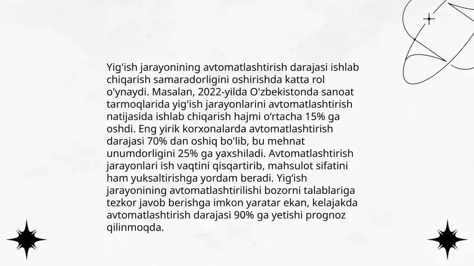 Mashinalarni avtomatik yig'ish texnalogik jarayonini tuzish 4